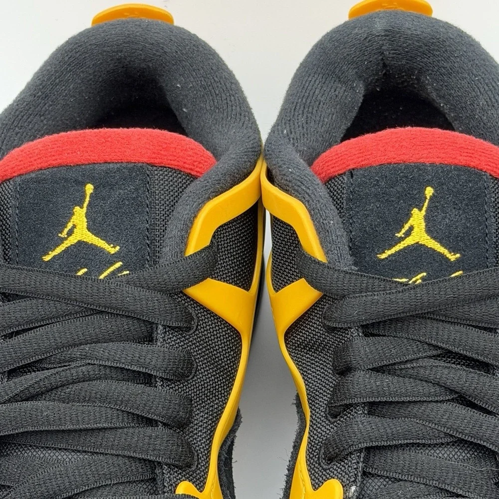 Nike Air Jordan 4 Retro RM Bruce Lee Black Del Sol Comet Red FQ7939-007 12M VNDS